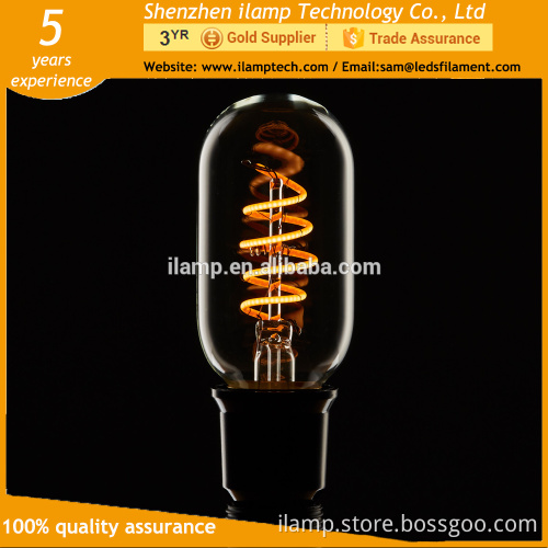 ilamptech CE RoHS led light t45 led filament e27 6w led lamp bulbs smart led lighting